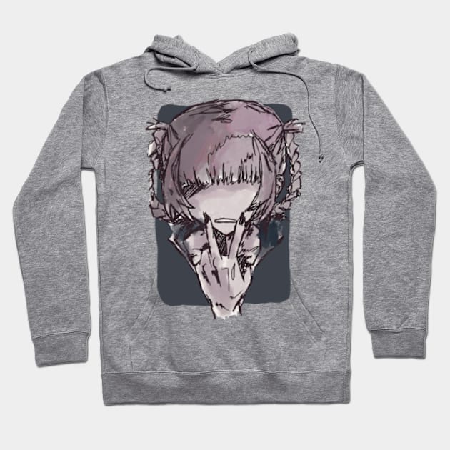 Call of the night Faceless Nazuna nanakusa in a watercolor art design Hoodie by Animangapoi